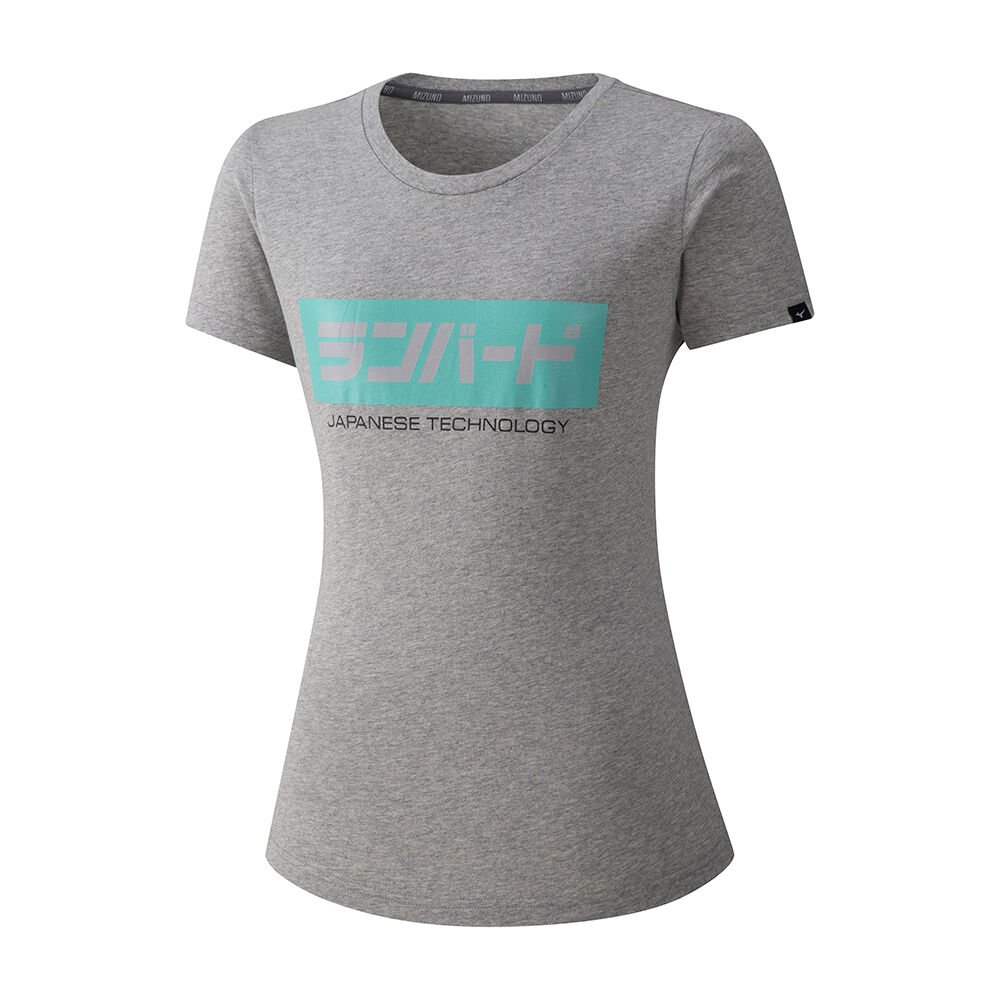 Mizuno Women's Runbird T-Shirts Grey (K2GA020206-IZA)